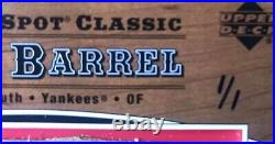 02 Upper Deck Sweet Spot Classic Babe Ruth 1/1 Bat Barrel
