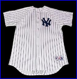 100% Authentic Hideki Matsui Jersey Pinstripe Yankees Godzilla MLB Large Men