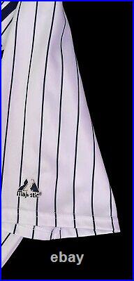 100% Authentic Hideki Matsui Jersey Pinstripe Yankees Godzilla MLB Large Men