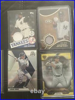 14 Card New York Yankees Hit Lot Aaron Judge, Giancarlo Stanton, Jorge Posada+