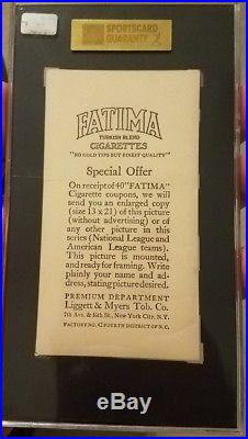 1913 T200 Fatima New York Americans (Yankees) SGC 50 PSA 4 Rare