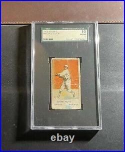 1920 W516-1 #1 Babe Ruth New York Yankees Hand Cut Baseball Card SGC 1
