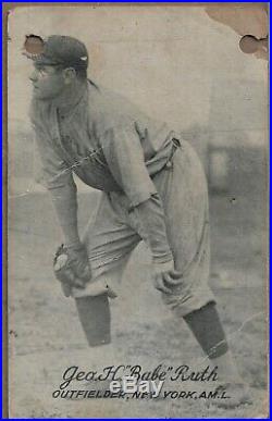 1921 Exhibits Babe Ruth Card