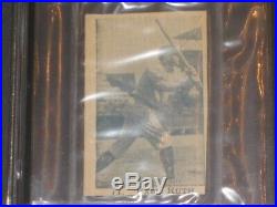 1924 W-unc Babe Ruth Baseball Card Gai Authentic-antique-new York Yankees
