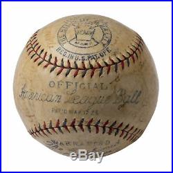 1926 New York Yankees Team Signed Baseball Babe Ruth & Lou Gehrig JSA COA 30 Sig