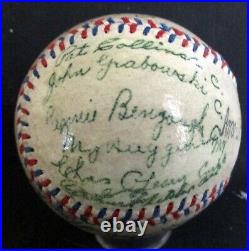 1927 New York Yankees Autographed Baseball Beautiful High Quality Replica
