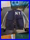 1927 New York Yankees Mitchell And Ness Wool/suede Leather Jacket