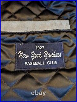 1927 New York Yankees Mitchell And Ness Wool/suede Leather Jacket
