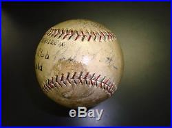 1930 Babe Ruth Signed OAL (Barnard) Baseball From 47th HOME RUN Game
