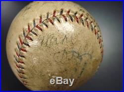 1930 Babe Ruth Signed OAL (Barnard) Baseball From 47th HOME RUN Game