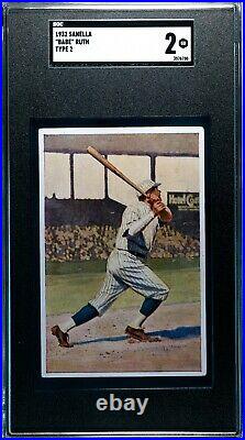 1932 Sanella Type 2 Babe Ruth New York Yankees HOF SGC 2 GD RARE