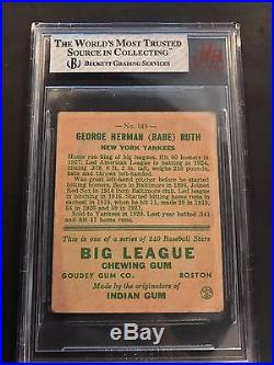 1933 Goudey Babe Ruth #149 New York Yankees HOF BVG 2.5 GD-VG NICE