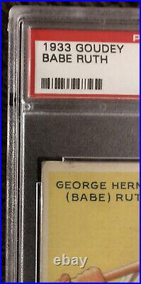 1933 Goudey Babe Ruth #53 PSA 4 VG-EX