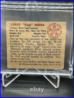 1950 Bowman Yogi Berra #46 New York Yankees HOF VG VGEX