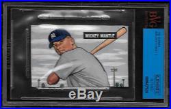 1951 Bowman #253 Mickey Mantle RC BVG Authentic