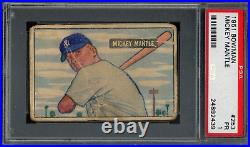 1951 Bowman #253 Mickey Mantle Rookie PSA 1 HOF New York Yankees Baseball Card