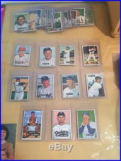 1951 Bowman Baseball Complete Set(324) With Graded MANTLE, MAYS & FORD