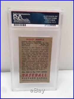 1951 Bowman Mickey Mantle #253 PSA 4. The Real Mantle Rookie Card