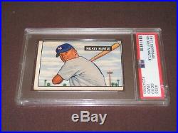 1951 Bowman Mickey Mantle #253 Psa Graded Pr 2(mc) Beautiful Example For A 2