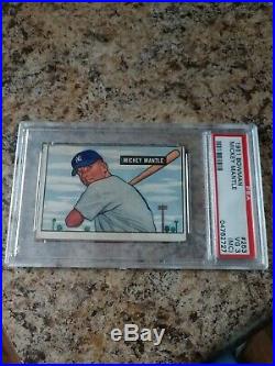 1951 Bowman Mickey Mantle New York Yankees #253 Baseball Card