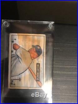 1951 Bowman Mickey Mantle New York Yankees #253 Baseball Card RC one of a kind