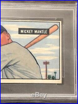 1951 Bowman Mickey Mantle RC Rookie #253 PSA 5 EX