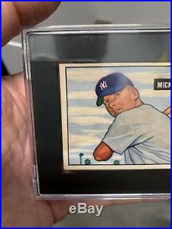 1951 Bowman Mickey Mantle SGC 2.5 Yankees Rookie Centered #253