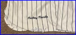 1951 New York Yankees Mickey Mantle Classic Home Pinstripe Jersey Men's 54(3XL)