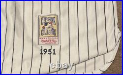 1951 New York Yankees Mickey Mantle Classic Home Pinstripe Jersey Men's 54(3XL)