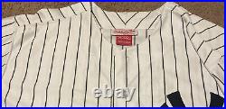 1951 New York Yankees Mickey Mantle Classic Home Pinstripe Jersey Men's 54(3XL)