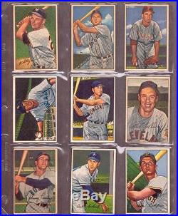 1952 Bowman Baseball Complete Set (252) VG EX Mickey Mantle Willie Mays PSA 4