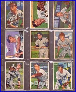 1952 Bowman Baseball Complete Set (252) VG EX Mickey Mantle Willie Mays PSA 4