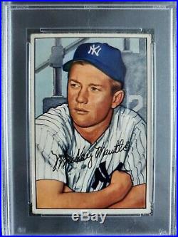 1952 Bowman Mickey Mantle #101 PSA 2.5 Good +! -Free Shipping- Yankees