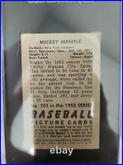 1952 Bowman Mickey Mantle SGC 1 New York Yankees