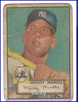 1952 Sealed Mantle Card Chase Box-22+vintage Pack +graded Card +2 Cards 1950/6
