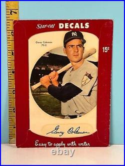 1952 Star-Cal Decals #70-E Gerry Coleman New York Yankees
