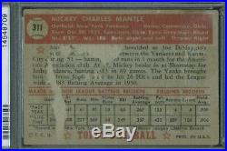 1952 Topps 311 Mickey Mantle PSA 1 (8709)
