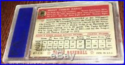 1952 Topps #311 Mickey Mantle PSA 1 Rookie Holy Grail Yankees