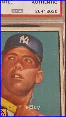 1952 Topps #311 Mickey Mantle PSA Authentic Very Presentable