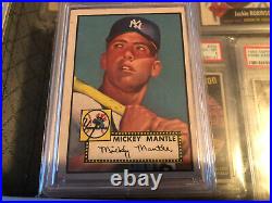 1952 Topps #311 Mickey Mantle Psa 5 Rookie