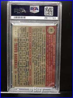 1952 Topps #311 Mickey Mantle Psa Authentic New York Yankees RC Looks Vg-Ex 4