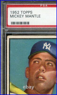 1952 Topps #311 Mickey Mantle RC PSA 4 Good Color & Eye Appeal