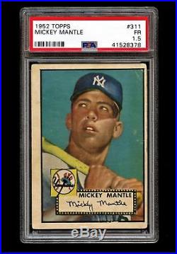 1952 Topps #311 Mickey Mantle Rc Rookie PSA 1.5
