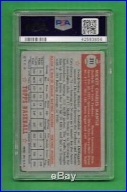 1952 Topps #311 Mickey Mantle Rookie Card PSA Poor 1 NY Yankees HOF