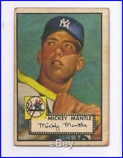 1952 Topps #311 Mickey Mantle Rookie RC Baseball Card