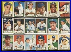 1952 Topps Baseball Cards Complete Set (407) With #311 Mickey Mantle Ksa 5