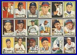 1952 Topps Baseball Cards Complete Set (407) With #311 Mickey Mantle Ksa 5