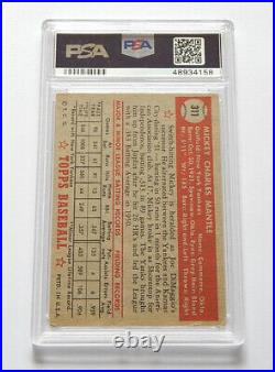 1952 Topps Baseball Complete Set (407) Mantle PSA 2.5 Mays PSA 4 Robinson PSA 4