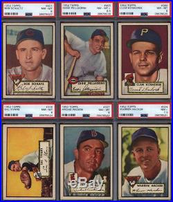 1952 Topps Baseball Complete Set with Mantle RC HOF PSA 1, High #s PSA (407x)