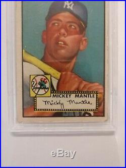 1952 Topps Baseball Mickey Mantle #311 PSA 1.5 Fair RC Rookie